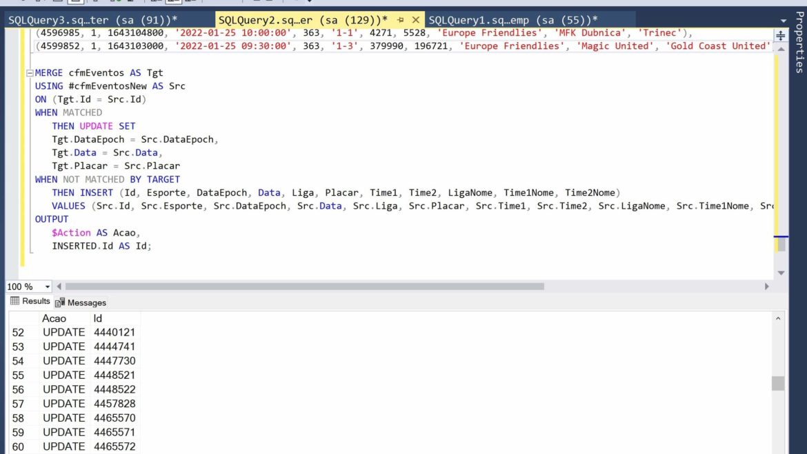 SQL Server: Atualizando Uma Tabela Sem Risco de Conflito na PK (UPINSERT)